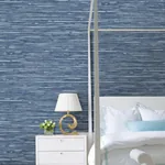 A-Street Prints Bellport Denim Wooden Slat Wallpaper | Wallpaper Twins A-Street Prints Bellport Denim Wooden Slat Wallpaper - SKU 2927-81302