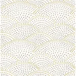 A-Street Prints Bennett Grey Dotted Scallop Wallpaper | Wallpaper Twins A-Street Prints Bennett Grey Dotted Scallop Wallpaper - SKU 2903-25869