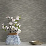 A-Street Prints Benson Brown Faux Fabric Wallpaper | Wallpaper Twins A-Street Prints Benson Brown Faux Fabric Wallpaper - SKU 4046-26157