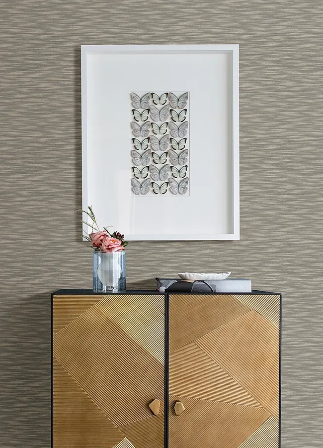 A-Street Prints Benson Brown Faux Fabric Wallpaper | Wallpaper Twins A-Street Prints Benson Brown Faux Fabric Wallpaper - SKU 4046-26157