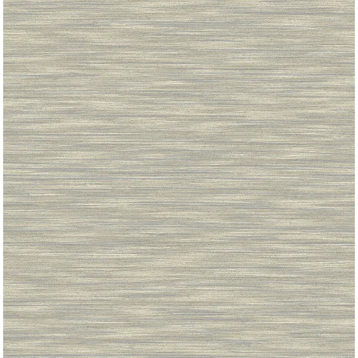 4046-26155 | Benson Taupe Faux Fabric Wallpaper