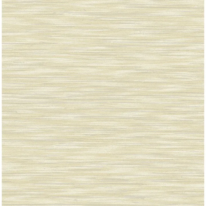 4046-26156 | Benson Yellow Faux Fabric Wallpaper