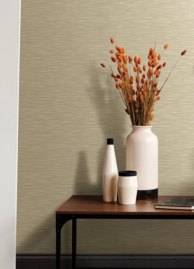 A-Street Prints Benson Yellow Faux Fabric Wallpaper | Wallpaper Twins A-Street Prints Benson Yellow Faux Fabric Wallpaper - SKU 4046-26156