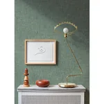 A-Street Prints Bentley Green Faux Linen Wallpaper | Wallpaper Twins A-Street Prints Bentley Green Faux Linen Wallpaper - SKU 2973-90911