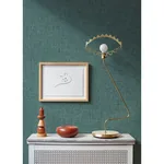 A-Street Prints Bentley Teal Faux Linen Wallpaper - SKU 2973-90912