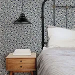 A-Street Prints Bento Indigo Geometric Wallpaper | Wallpaper Twins A-Street Prints Bento Indigo Geometric Wallpaper - SKU 2764-24339