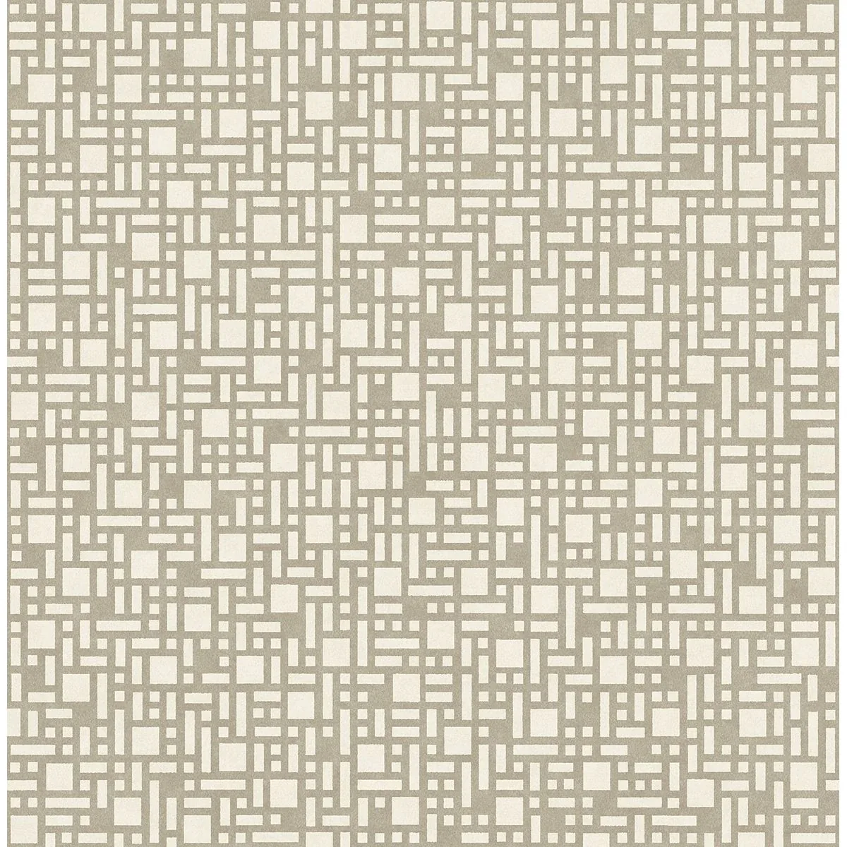 2764-24342 | Bento Taupe Geometric Wallpaper