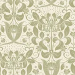 A-Street Prints Berit Olive Floral Crest Wallpaper | Wallpaper Twins A-Street Prints Berit Olive Floral Crest Wallpaper - SKU 4080-83127