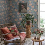 A-Street Prints Bernadina Blue Rosebush Wallpaper | Wallpaper Twins A-Street Prints Bernadina Blue Rosebush Wallpaper - SKU 4143-34025