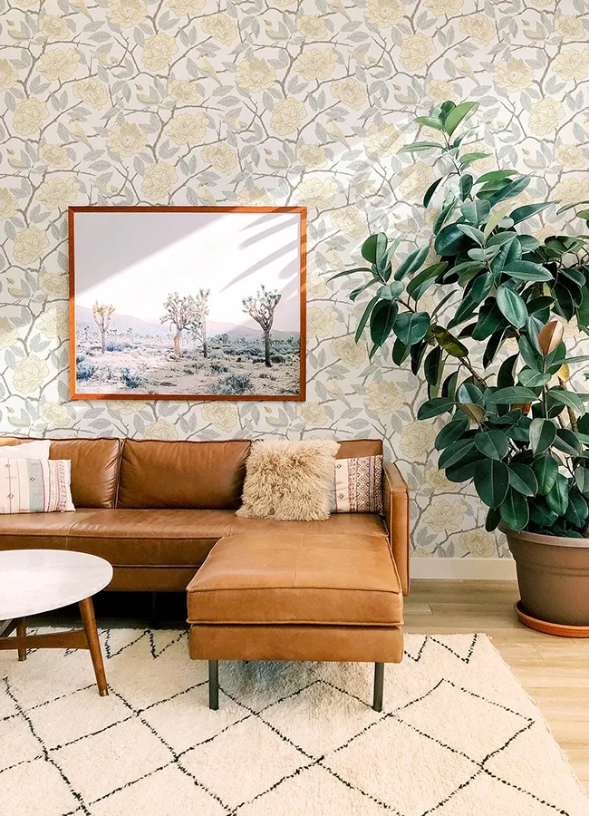 A-Street Prints Bernadina Light Yellow Rosebush Wallpaper | Wallpaper Twins A-Street Prints Bernadina Light Yellow Rosebush Wallpaper - SKU 4143-34022