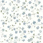 A-Street Prints Betsy Blue Heather Floral Trail Wallpaper | Wallpaper Twins A-Street Prints Betsy Blue Heather Floral Trail Wallpaper - SKU AST4364