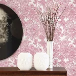 A-Street Prints Birds of Paradise Breeze Red Floral Wallpaper - SKU 2901-25410