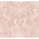 A-Street Prints Biscayne Coral Flamingo Beach Wallpaper - SKU 4172-82007