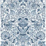 A-Street Prints Blanche Blue Floral Damask Wallpaper | Wallpaper Twins A-Street Prints Blanche Blue Floral Damask Wallpaper - SKU 4147-27372