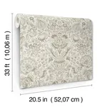 A-Street Prints Blanche Neutral Floral Damask Wallpaper | Wallpaper Twins A-Street Prints Blanche Neutral Floral Damask Wallpaper - SKU 4147-27374