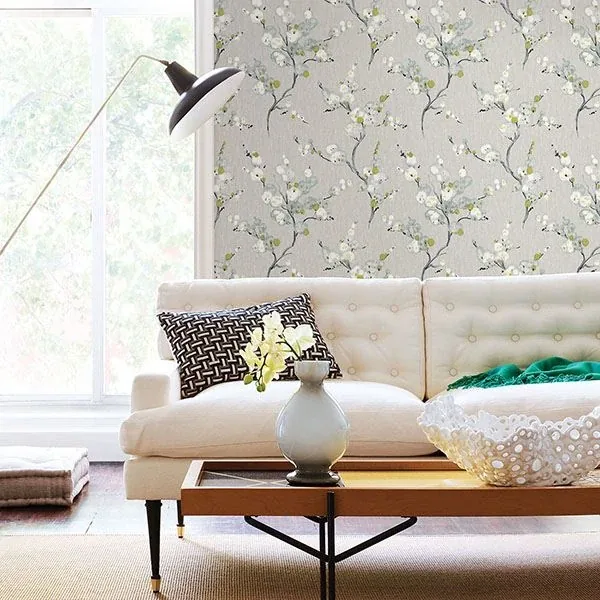 A-Street Prints Bliss Blue Blossom Wallpaper | Wallpaper Twins A-Street Prints Bliss Blue Blossom Wallpaper - SKU 2764-24308