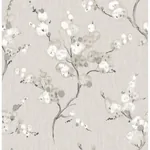 A-Street Prints Bliss Taupe Blossom Wallpaper | Wallpaper Twins A-Street Prints Bliss Taupe Blossom Wallpaper - SKU 2764-24306