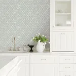 A-Street Prints Blissful Light Blue Harlequin Wallpaper | Wallpaper Twins A-Street Prints Blissful Light Blue Harlequin Wallpaper - SKU 2793-24714