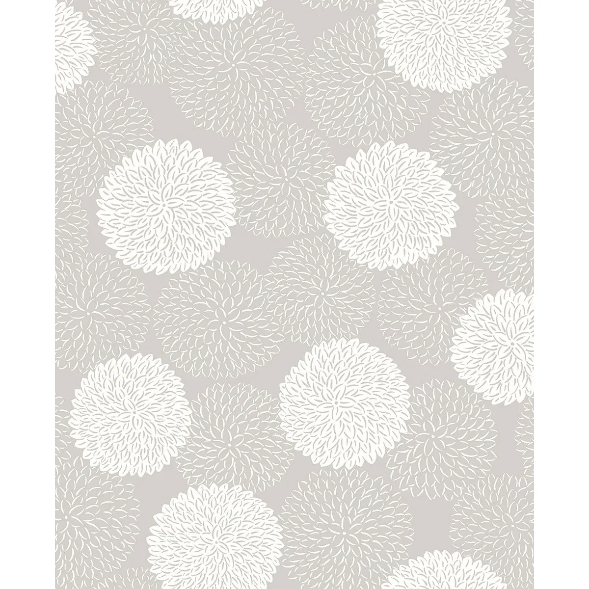 A-Street Prints Blithe Taupe Floral Wallpaper - SKU 2764-24328