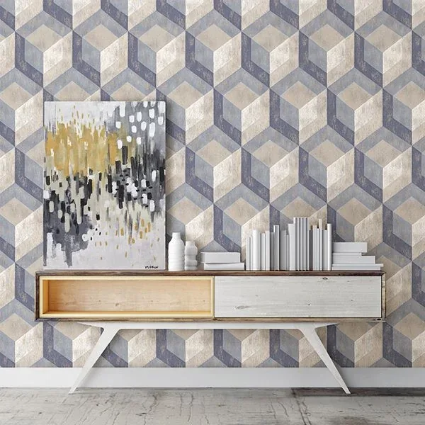A-Street Prints Blue Rustic Wood Tile Wallpaper | Wallpaper Twins A-Street Prints Blue Rustic Wood Tile Wallpaper - SKU 2701-22311