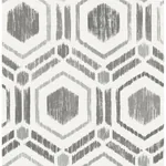 A-Street Prints Borneo Taupe Geometric Grasscloth Wallpaper - SKU 2901-25432