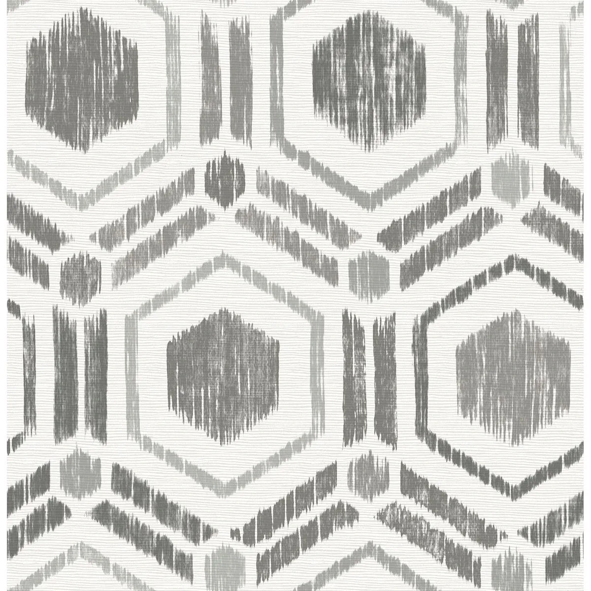 A-Street Prints Borneo Taupe Geometric Grasscloth Wallpaper - SKU 2901-25432