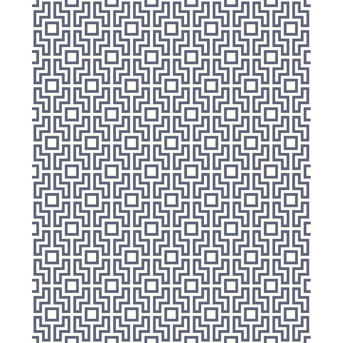 2782-24535 | Boxwood Blue Geometric Wallpaper