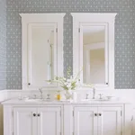 A-Street Prints Boxwood Blue Geometric Wallpaper - SKU 2782-24535
