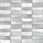 A-Street Prints Braden Grey Tile Wallpaper - SKU 4074-26644