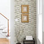 A-Street Prints Braden Taupe Tile Wallpaper - SKU 4074-26646