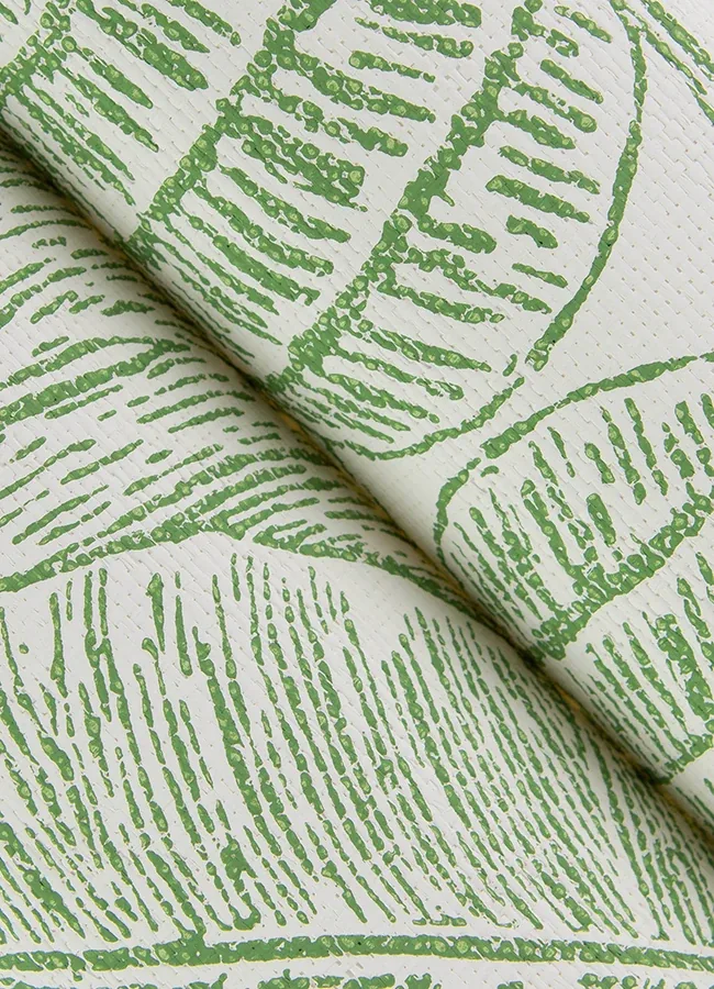 A-Street Prints Brentwood Green Palm Leaves Wallpaper - SKU 4034-72116