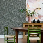 A-Street Prints Briar Grey Floral Wallpaper - SKU 4135-27297