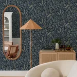 A-Street Prints Briar Navy Floral Wallpaper - SKU 4135-27293