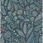 A-Street Prints Briar Teal Floral Wallpaper - SKU 4135-27295