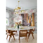 A-Street Prints Brie Pink Forest Flowers Wallpaper - SKU 2973-90014