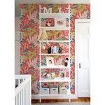 A-Street Prints Brie Red Forest Flowers Wallpaper - SKU 2973-90021