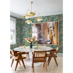 A-Street Prints Brie Teal Forest Flowers Wallpaper - SKU 2973-90008