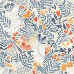 A-Street Prints Brittsommar Light blue Woodland Floral Wallpaper - SKU 2999-55013