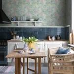 A-Street Prints Brittsommar Light Green Woodland Floral Wallpaper - SKU 4143-22007
