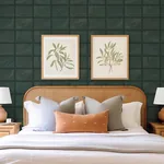 A-Street Prints Bronson Evergreen Topography Wallpaper - SKU 4155-72800