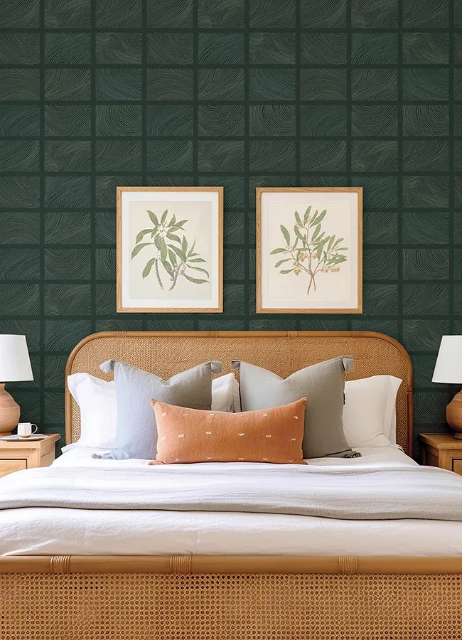 A-Street Prints Bronson Evergreen Topography Wallpaper - SKU 4155-72800
