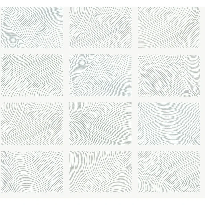 A-Street Prints Bronson Sterling Topography Wallpaper - SKU 4155-72802