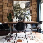 A-Street Prints Brown Wood Crates Wallpaper - SKU 2701-22348