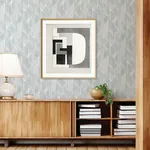 A-Street Prints Bryant Blue Crosshatch Wallpaper - SKU 4155-27337