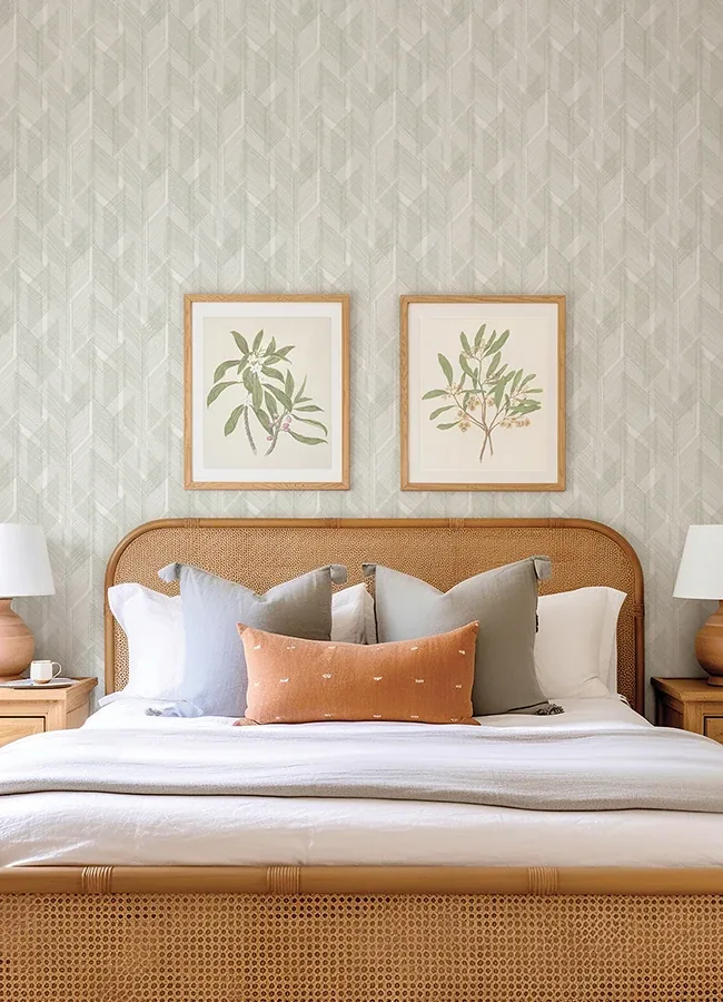A-Street Prints Bryant Evergreen Crosshatch Wallpaper - SKU 4155-27335