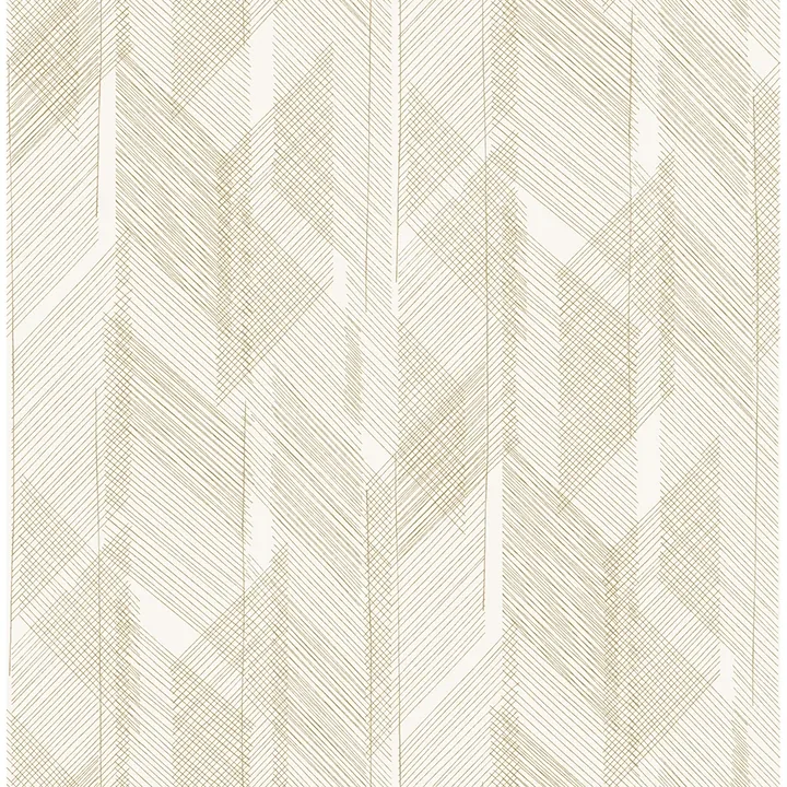4155-27339 | Bryant Gold Crosshatch Wallpaper