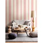 A-Street Prints Brynn Pink Paisley Stripe Wallpaper - SKU 1014-001831