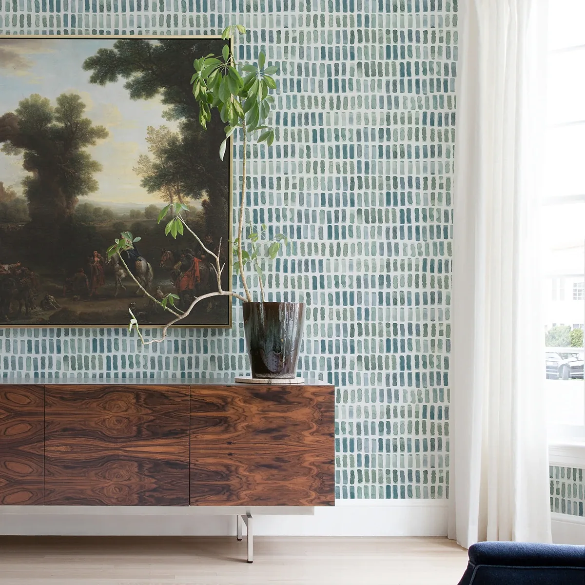 A-Street Prints Brynne Green Watercolor Wallpaper - SKU 2975-26225