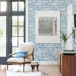 A-Street Prints Brynne Indigo Watercolor Wallpaper - SKU 2975-26224