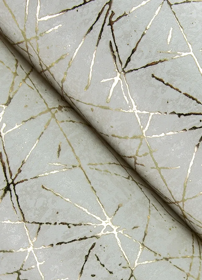 A-Street Prints Bulan Champagne Abstract Lines Wallpaper - SKU 4105-86631